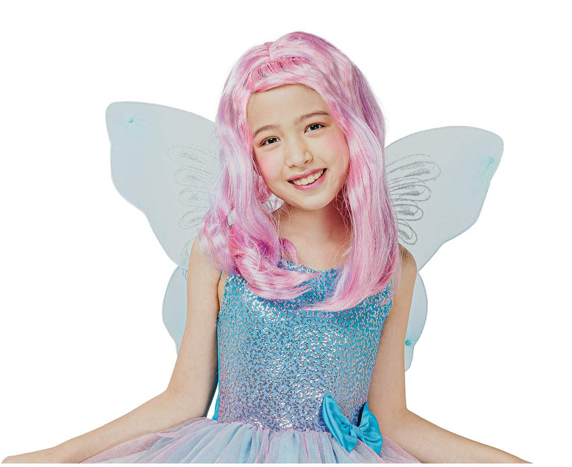 Role play-set for kids Blue Fairy (dress, wings), size 110/120 cm
